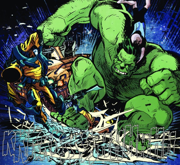 Hulk kämpft